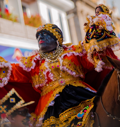 Mama Negra Simbiosis De Las Culturas Y Expresiones Populares