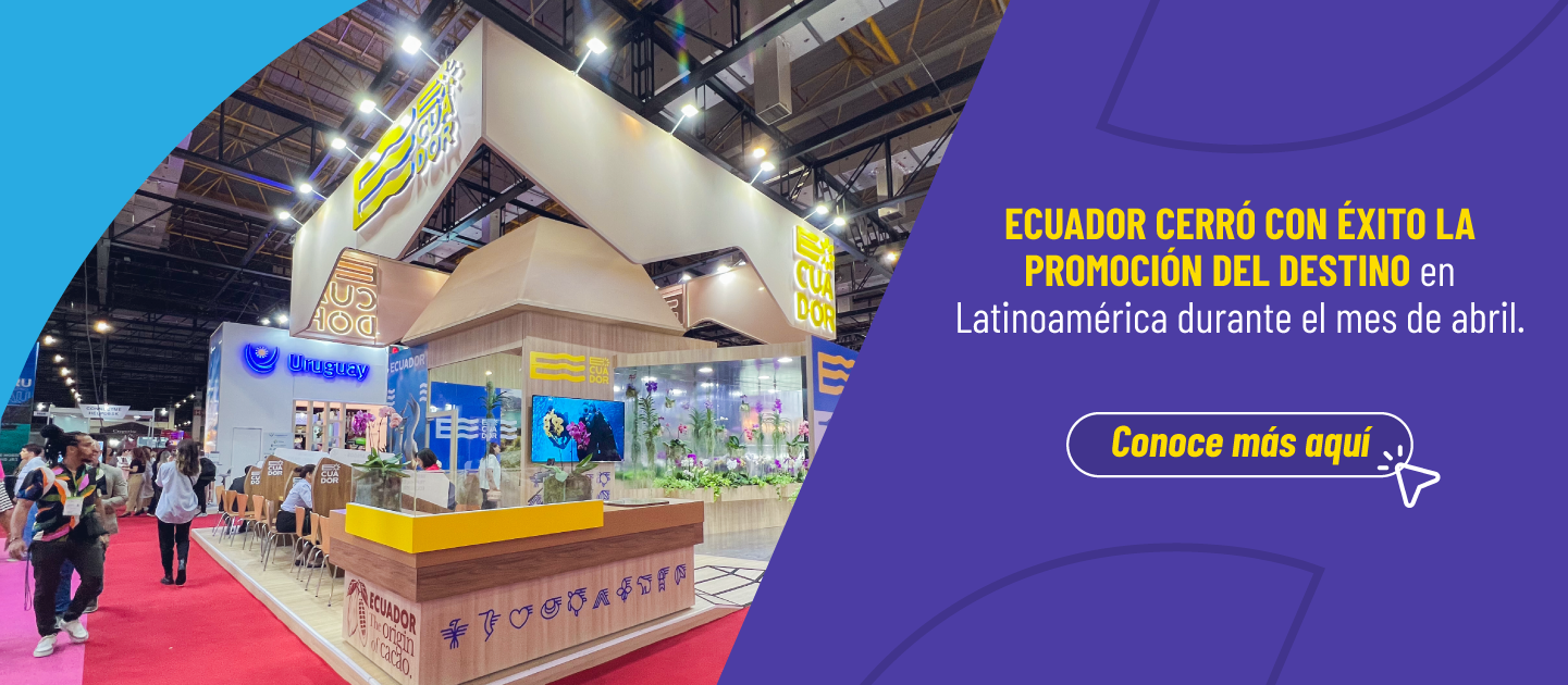 Ecuador cerró con éxito la promoción del destino en Latinoamérica durante el mes de abril. Conoce más aquí: